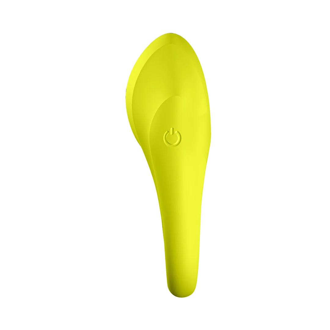 Vibrerende cockring met clitorisstimulator – Spectaculaire - Dubbele Band Vibrerende Cockring - Neon Groen - Afbeelding 3