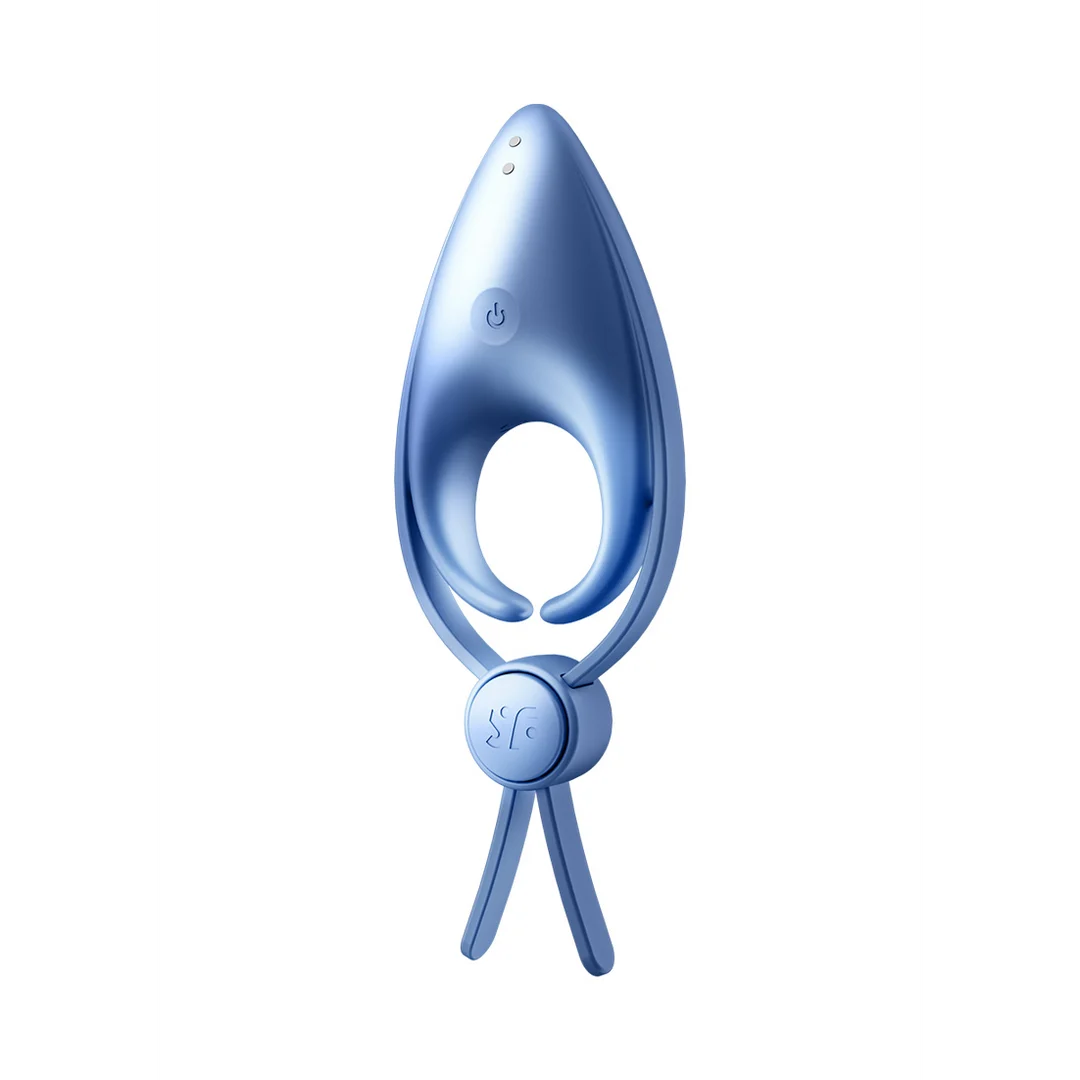 Anneau vibrant pour pénis Satisfyer Sniper bleu gris – Image 3
