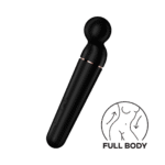 Satisfyer Wand vibrator – 10 standen & 6 intensiteiten – Satisfyer Zwart/Roze Goud - Afbeelding 2