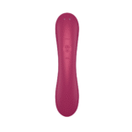 Satisfyer Dubbele vibrator met Air Pulse – Rood - Afbeelding 4