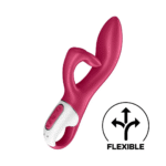 Satisfyer Rabbit vibrator – dubbele motor & stimulatie van bovenaf – Berry - Afbeelding 5