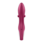 Satisfyer Rabbit vibrator – dubbele motor & stimulatie van bovenaf – Berry - Afbeelding 3