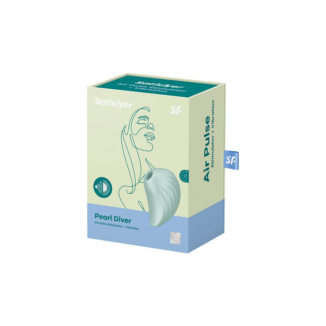 Satisfyer Clitoris vibrator met 11 drukgolfstanden – Mint - Afbeelding 1