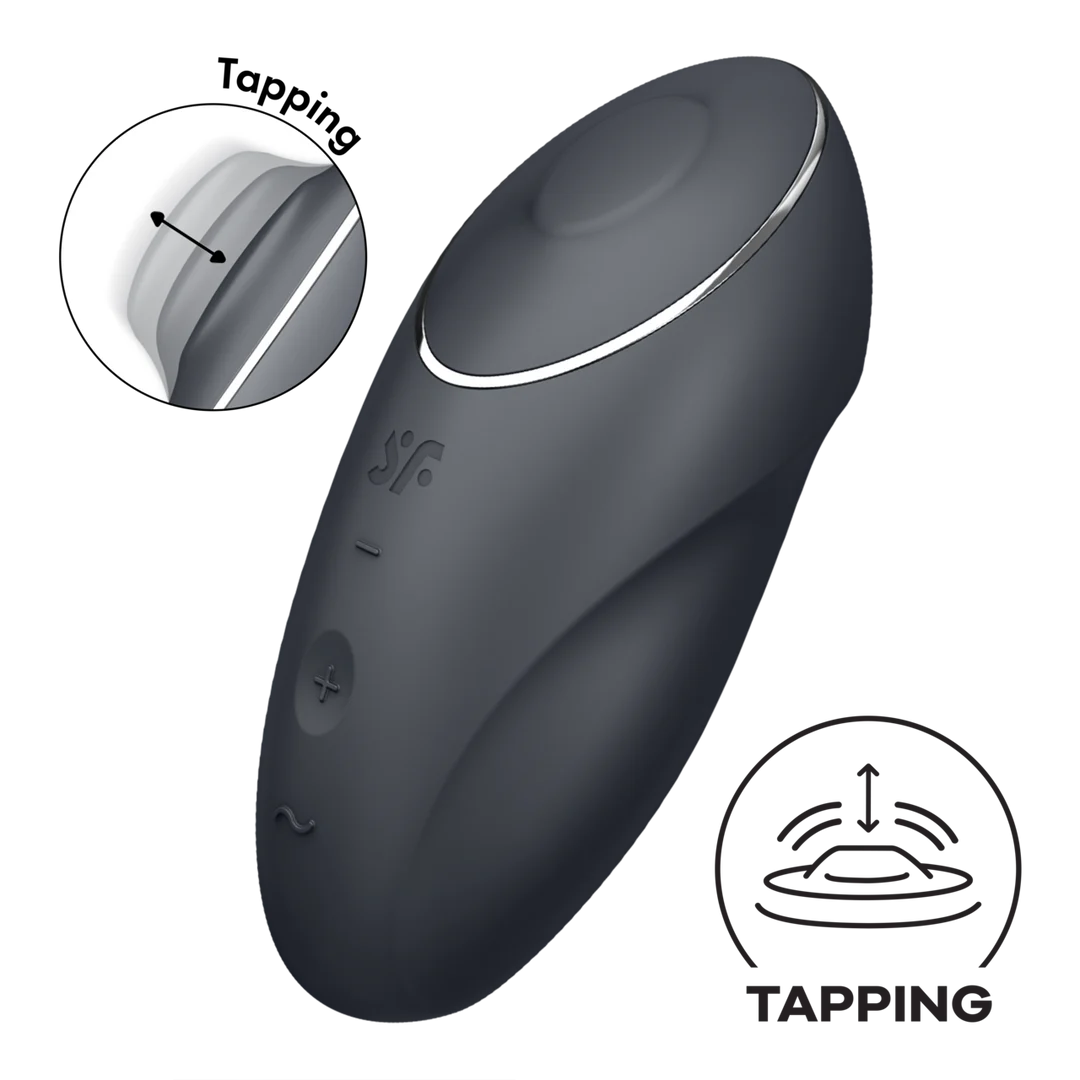 Satisfyer vibromasseur clitoridien avec 11 programmes de tapotement et de vibration – Tap et Climax 1 – Image 11