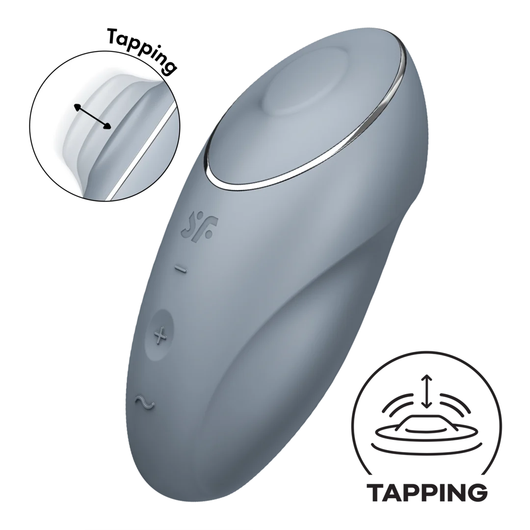 Satisfyer vibromasseur clitoridien avec 11 programmes de tapotement et de vibration – Tap et Climax 1 – Image 17