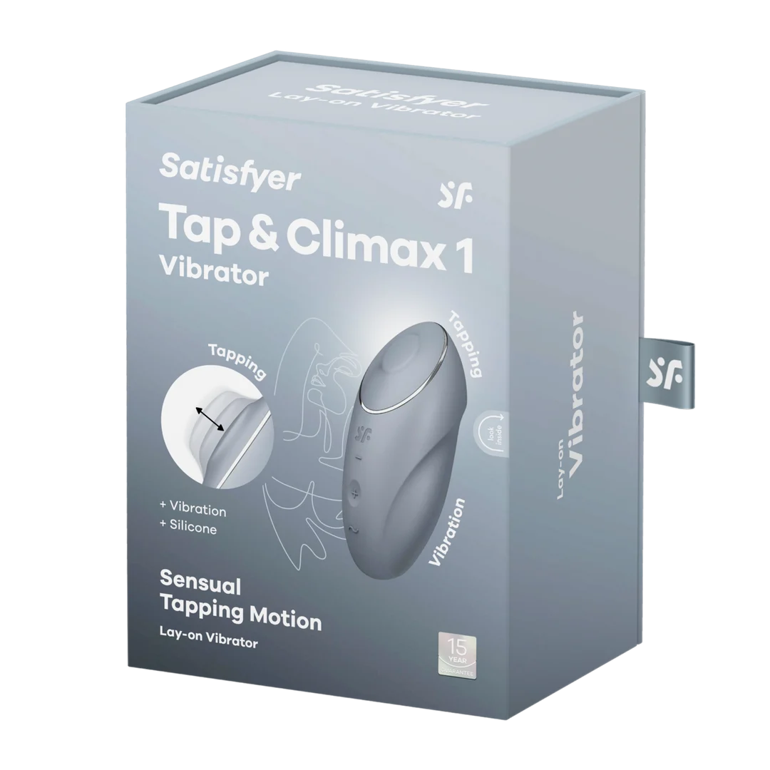 Satisfyer vibromasseur clitoridien avec 11 programmes de tapotement et de vibration – Tap et Climax 1 – Image 13