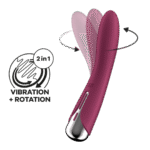 Satisfyer G-spot vibrator met roterende kop – Spinning Vibe 1 - Afbeelding 5