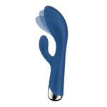 Satisfyer rabbit vibrator – roterende kop & krachtige vibraties – Satisfyer blauw - Afbeelding 6