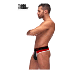 Sportieve panel-string met retro-accent voor atletische look – Male Power - Afbeelding 2