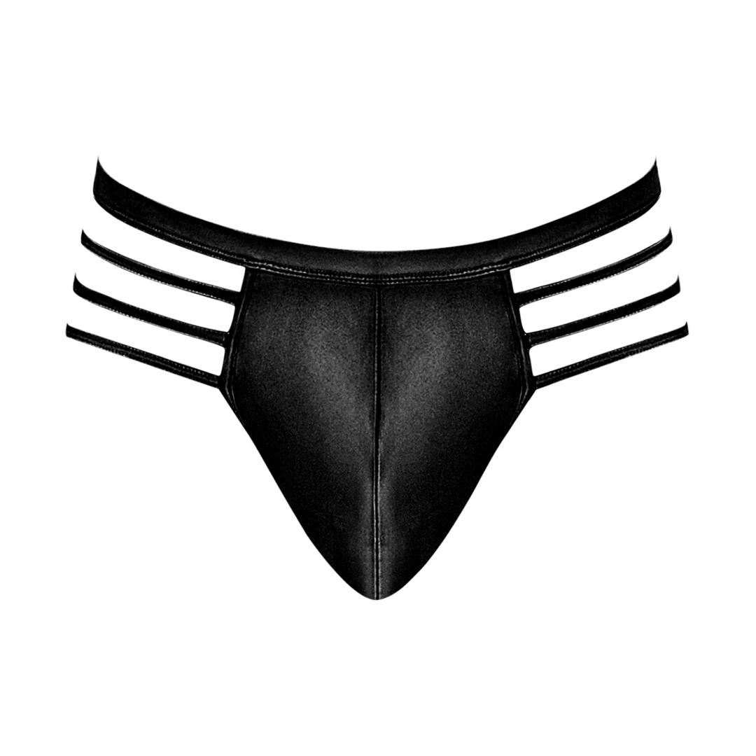 Male Power Cage String Schwarz – Bild 3