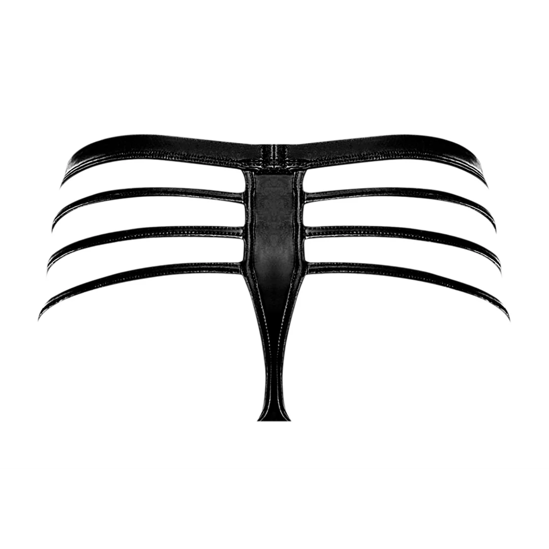 Male Power Cage String Schwarz – Bild 4