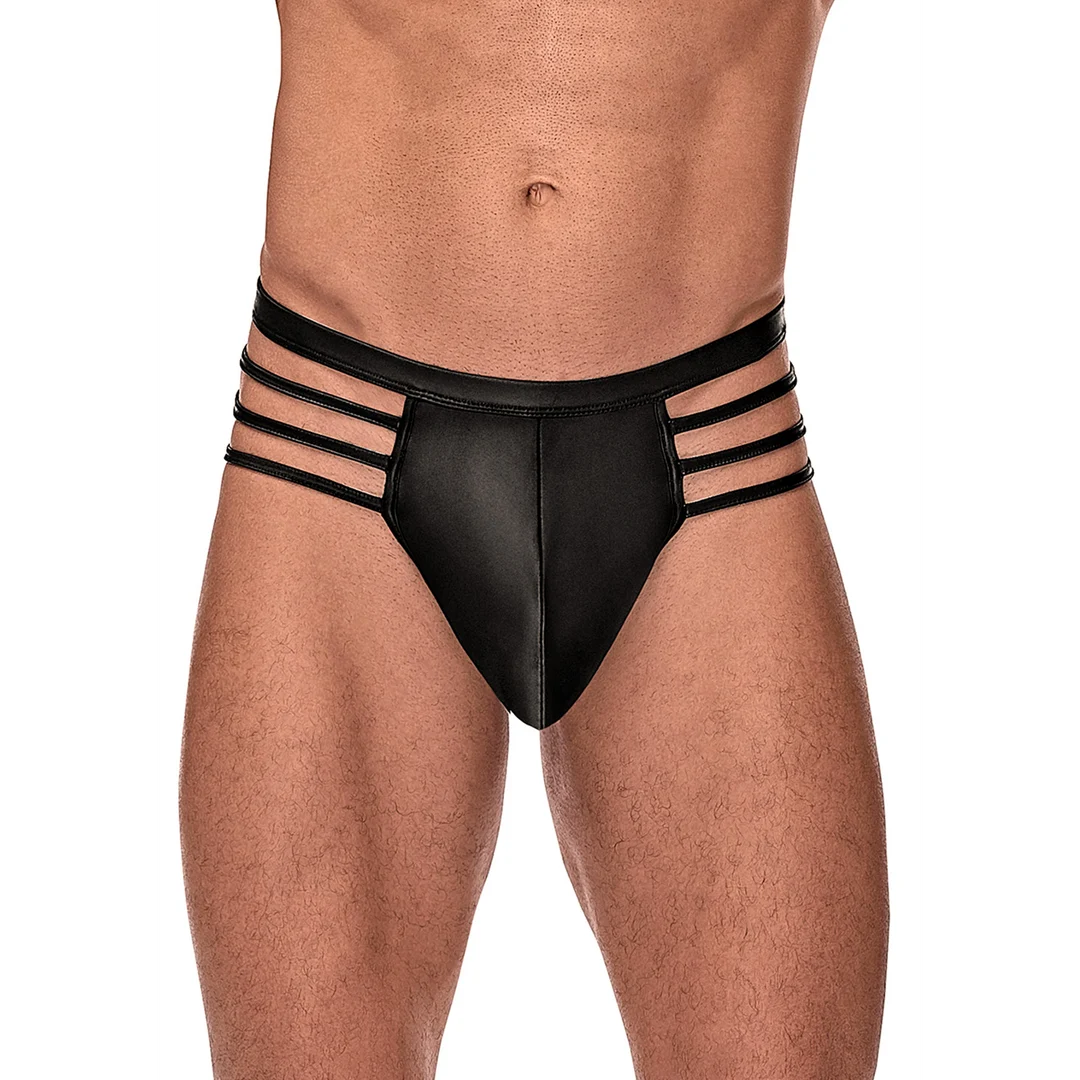 Male Power Cage String Schwarz – Bild 5