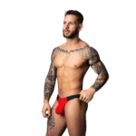 Heren string, mannen string met mesh en T-back voor gewaagde lijnen – Male Power - Afbeelding 8