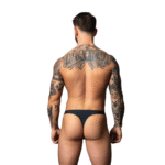 Heren string, mannen string met mesh en T-back voor gewaagde lijnen – Male Power - Afbeelding 5