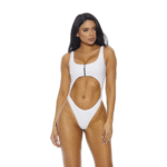 Sexy cut-out bodysuit met ritsdetail voor een slank silhouet – Forplay - Afbeelding 2