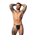 Heren string met wetlook finish voor gedurfde mannenlooks – Male Power - Afbeelding 3