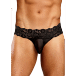 Heren string met kanten tailleband voor een verleidelijke look – Male Power - Afbeelding 12
