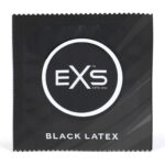 Zwarte latex condooms – 48 stuks – EXS