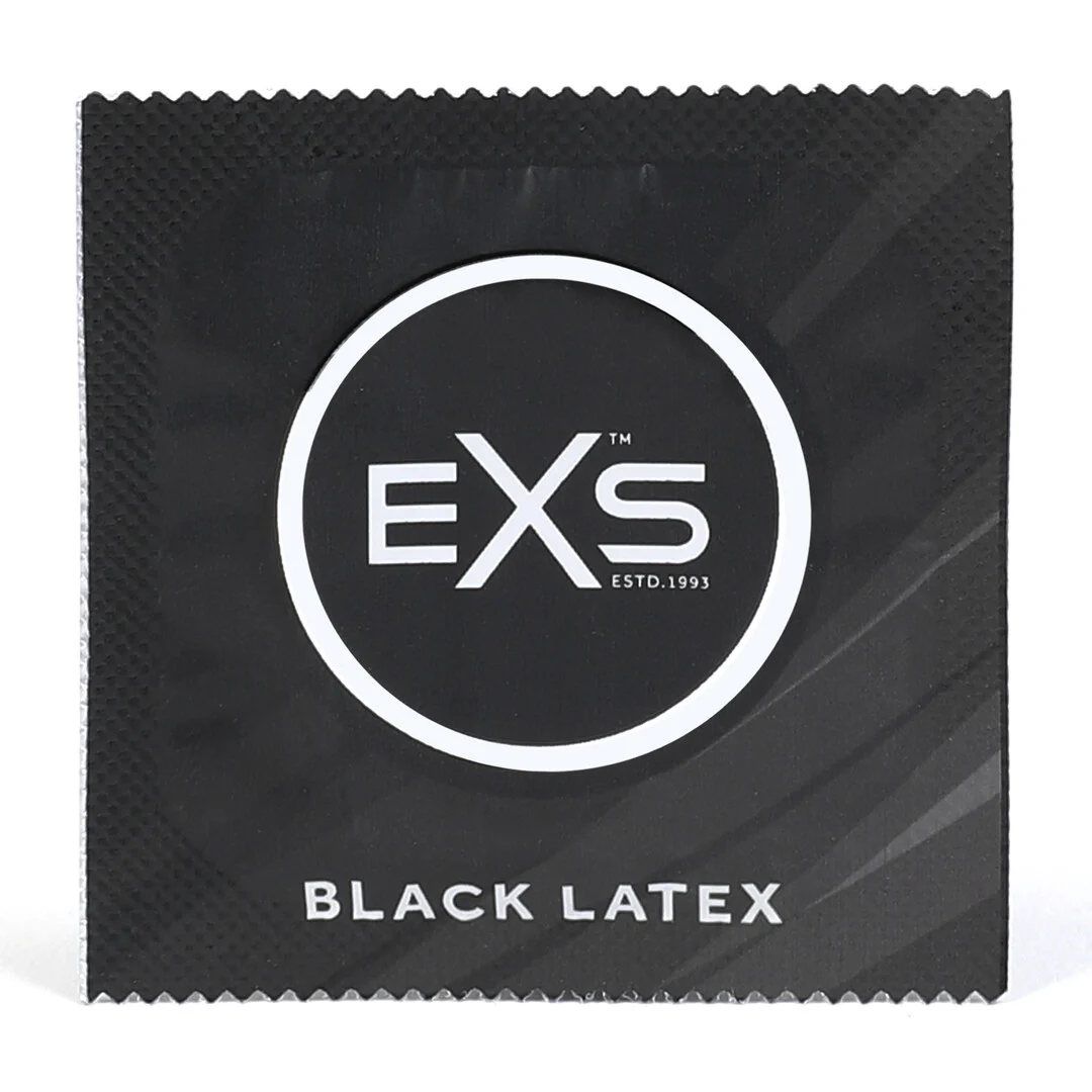 Preservativi EXS Black Latex, 48 pezzi