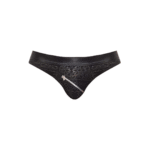 Heren slip sexy ondergoed mannen met ritsaccenten en wetlook taille – LIN - Afbeelding 3