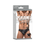 Heren slip sexy ondergoed mannen met ritsaccenten en wetlook taille – LIN - Afbeelding 4