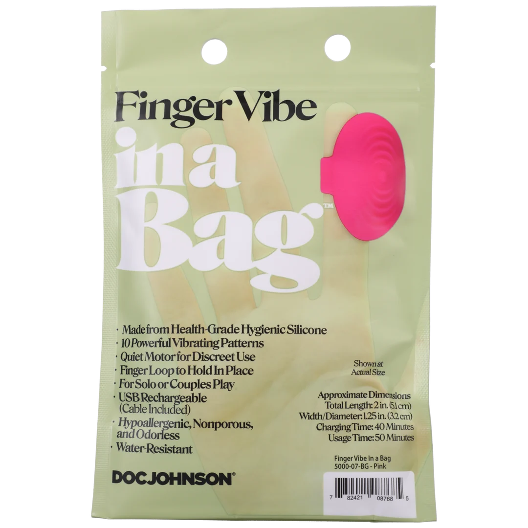 Doc Johnson Vinger Vibe roze - Afbeelding 2