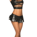 Sexy lingerie rok met dubbele ruffles voor lingerie dames – SexyPlus - Afbeelding 4