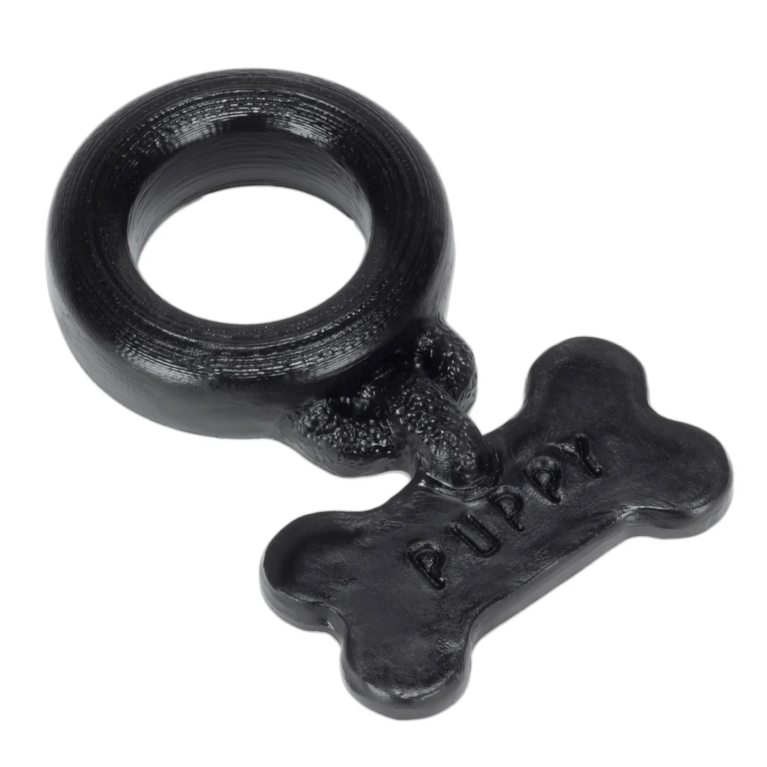 Bague pénienne PUPPY noire de Oxballs – Image 2