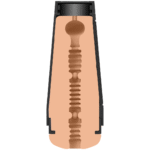 Anus masturbator met knijpbare grip – Twink - Afbeelding 3