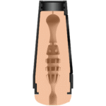 Pocket stroker met verstelbare druk – ULTRASKYN Masturbator Ass - Afbeelding 4