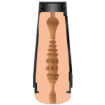 Realistische masturbator met knijpplaat – Vanilla - Afbeelding 6