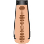 Vagina masturbator met knijpbare greep – ULTRASKYN Pussy Masturbator - Afbeelding 5