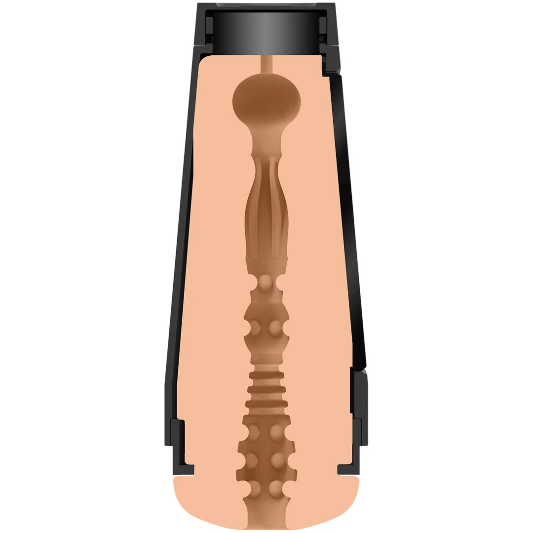 Vagina masturbator met knijpbare handgreep – ULTRASKYN - Afbeelding 4