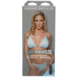 Vagina masturbator met verstelbare zuignap – Vanille - Afbeelding 2