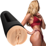 Vagina masturbator met knijpbare handgreep – ULTRASKYN Pussy Masturbator - Afbeelding 6