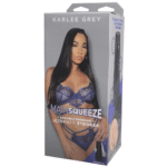 Vagina masturbator met knijpbare handgreep – ULTRASKYN Pussy Masturbator - Afbeelding 3