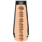 Vagina masturbator met knijpbare handgreep – ULTRASKYN Pussy Masturbator - Afbeelding 5