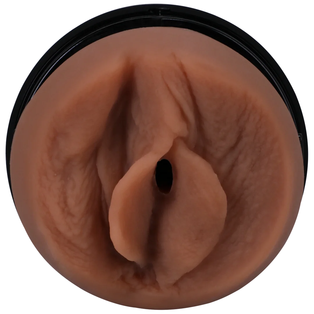 Vagina masturbator met realistische textuur – Caramel - Afbeelding 5