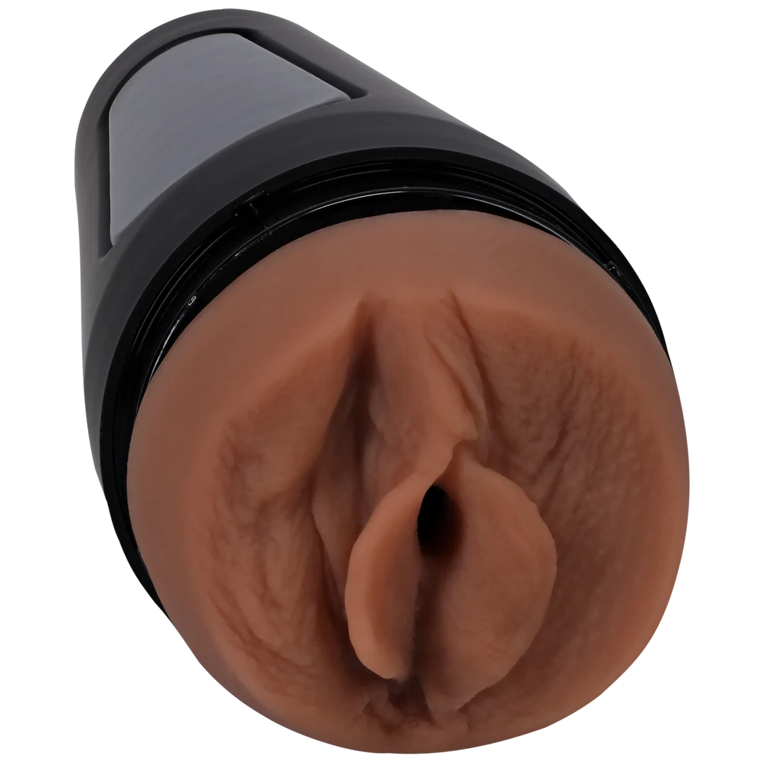 Vagina masturbator met realistische textuur – Caramel - Afbeelding 3