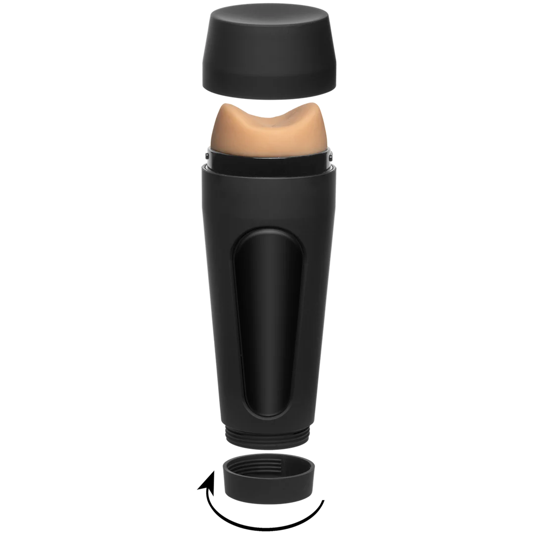 Vagina masturbator met warm aanvoelend materiaal – Vanilla - Afbeelding 5