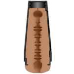 Vagina masturbator met harde buitenkant – Vanille - Afbeelding 5