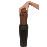 Vagina masturbator met harde buitenkant – Vanille - Afbeelding 6