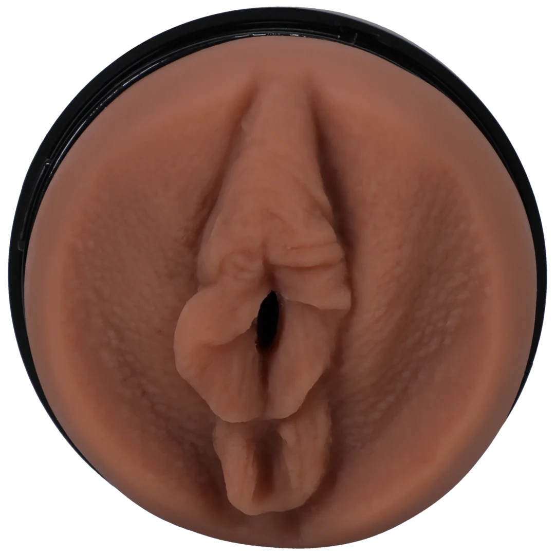 Vagina masturbator met harde buitenkant – Vanille - Afbeelding 2