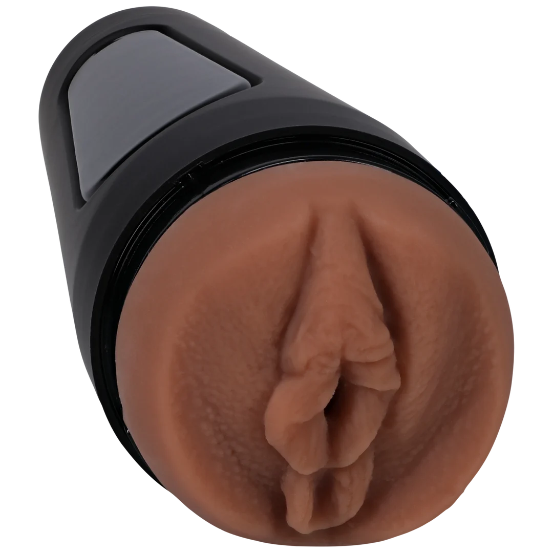 Vagina masturbator met harde buitenkant – Vanille - Afbeelding 3