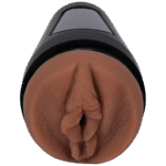 Vagina masturbator met harde buitenkant – Vanille - Afbeelding 4