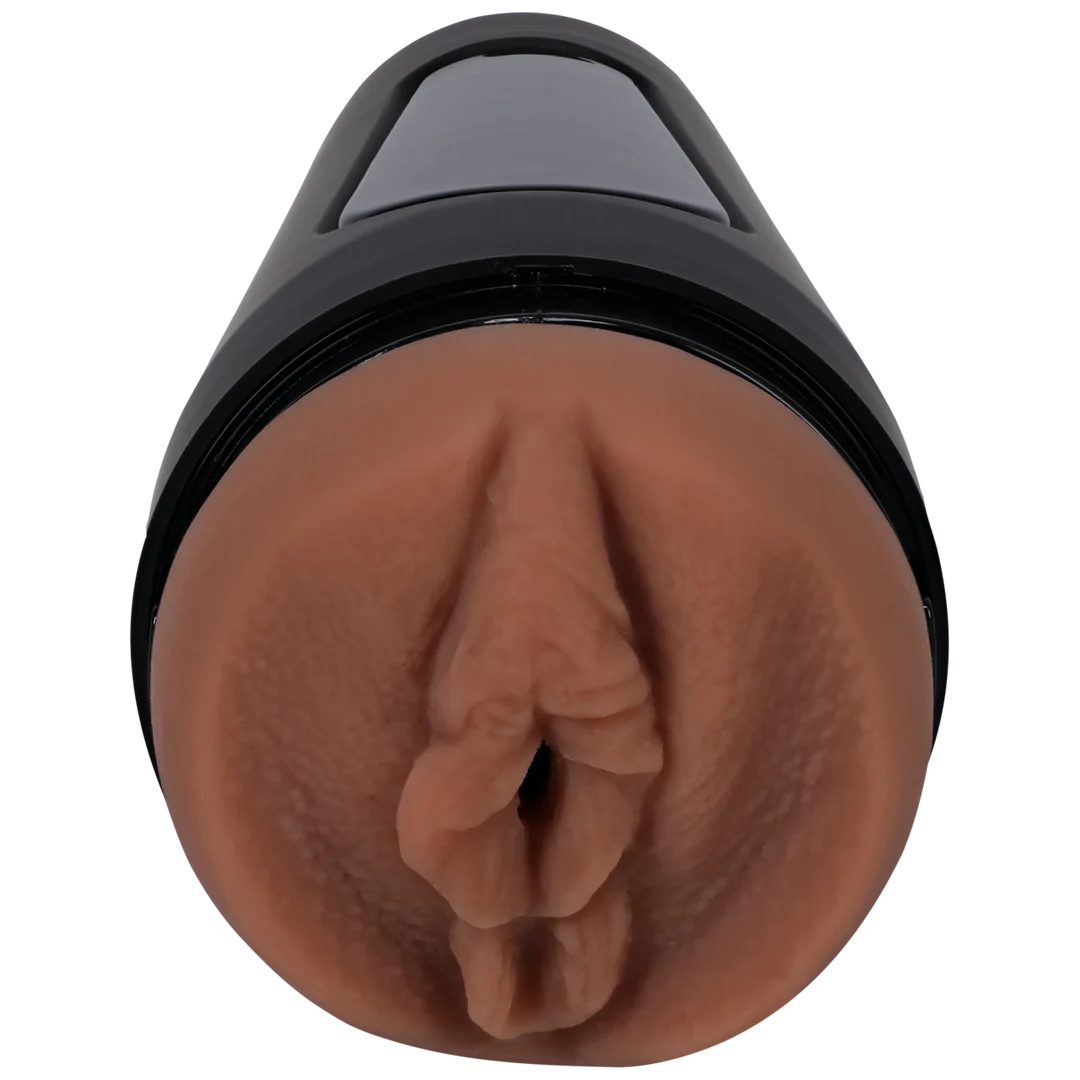 Vagina masturbator met harde buitenkant – Vanille - Afbeelding 4