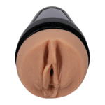 Vagina masturbator met verstelbare zuiging – Vanille - Afbeelding 4