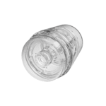 Male masturbator met transparante behuizing – ULTRASKYN - Afbeelding 3