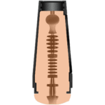 Vagina masturbator met variabele druk – ULTRASKYN Pussy Masturbator - Afbeelding 5