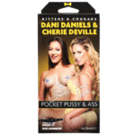 Vagina masturbator met pluche interieur – Pocket Pussy en Ass Masturbator - Afbeelding 2